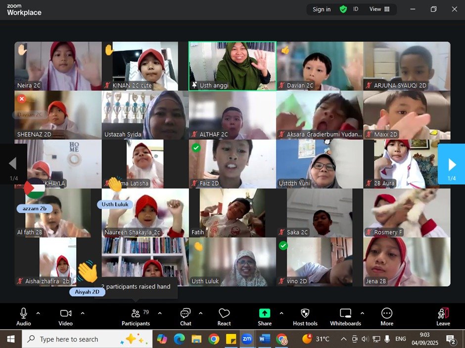 Semangat Belajar Daring di SDIT At-Taqwa Surabaya Pasca-Demo