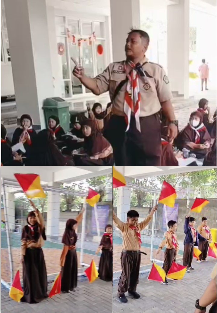 Makna Besar di Balik Bendera Kecil: Pembelajaran Pramuka Kelas 4 SDIT At-Taqwa Surabaya – Seni Komunikasi Semaphore